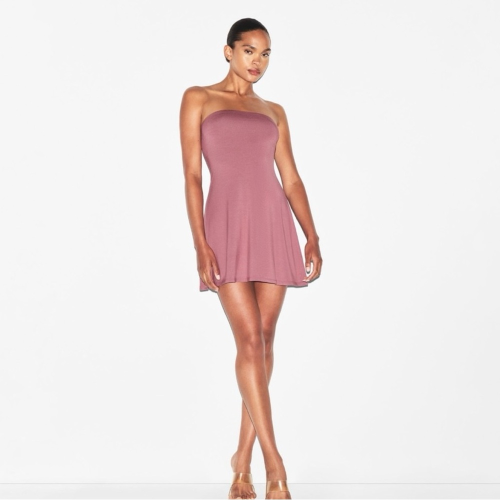 NWT SKIMS Redwood Strapless Mini Dress/Large